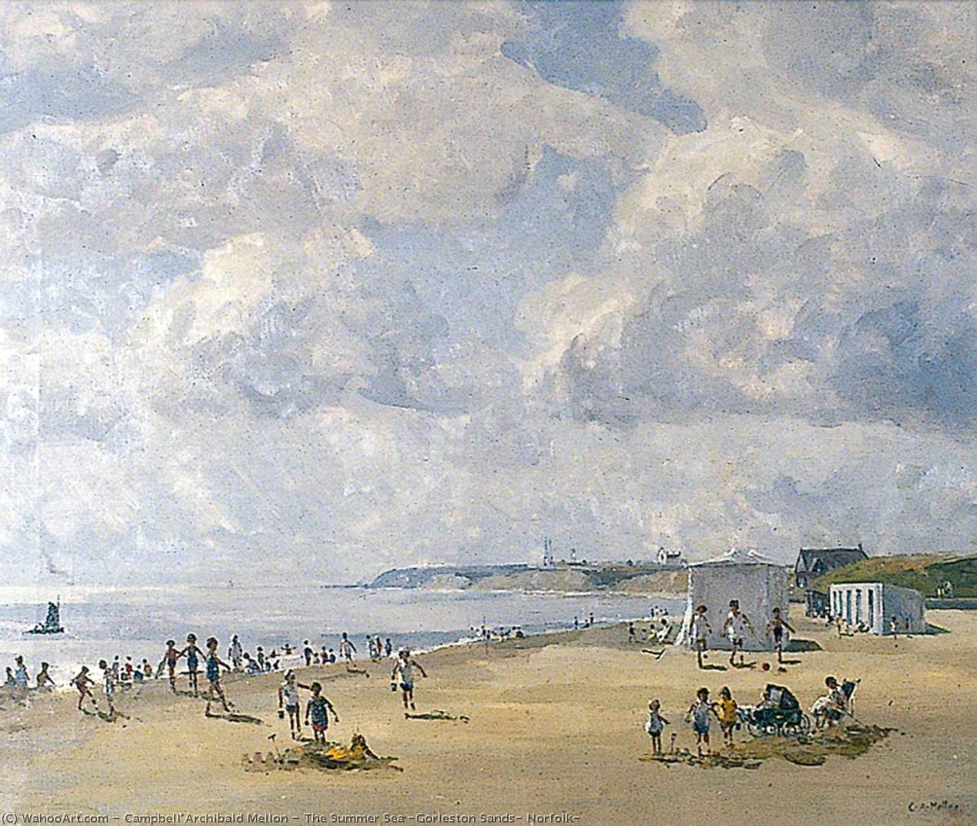 The Summer Sea (gorleston Sands, Norfolk) — Campbell Archibald Mellon