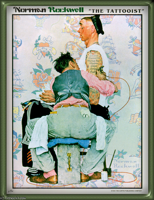 The Tattooist — Norman Rockwell