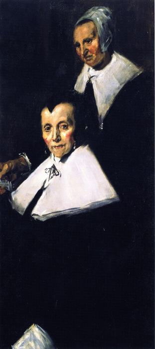 Detail Of Two Figures From'the Regentesses Of The Old Men's Almshouse, Haarlem' (after Velazquez) — John Singer Sargent