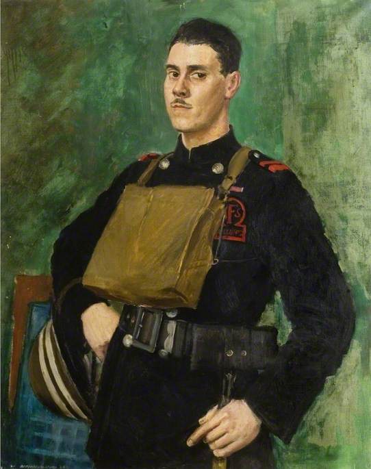 District Officer F. G. Keen Of Chelmsford, Obe, Auxiliary Fire Service — Bernard Hailstone