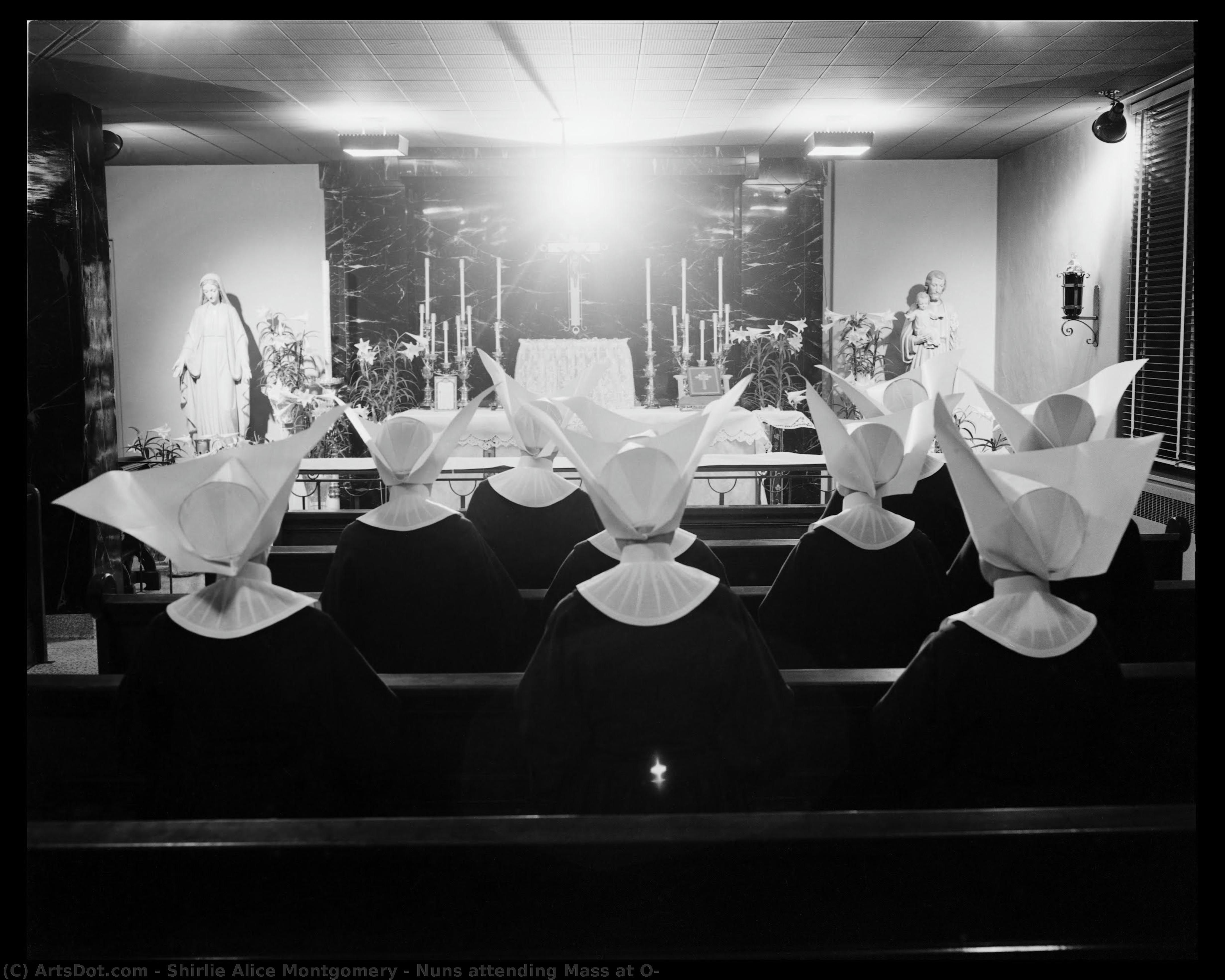 Nuns Attending Mass At O — Shirlie Alice Montgomery