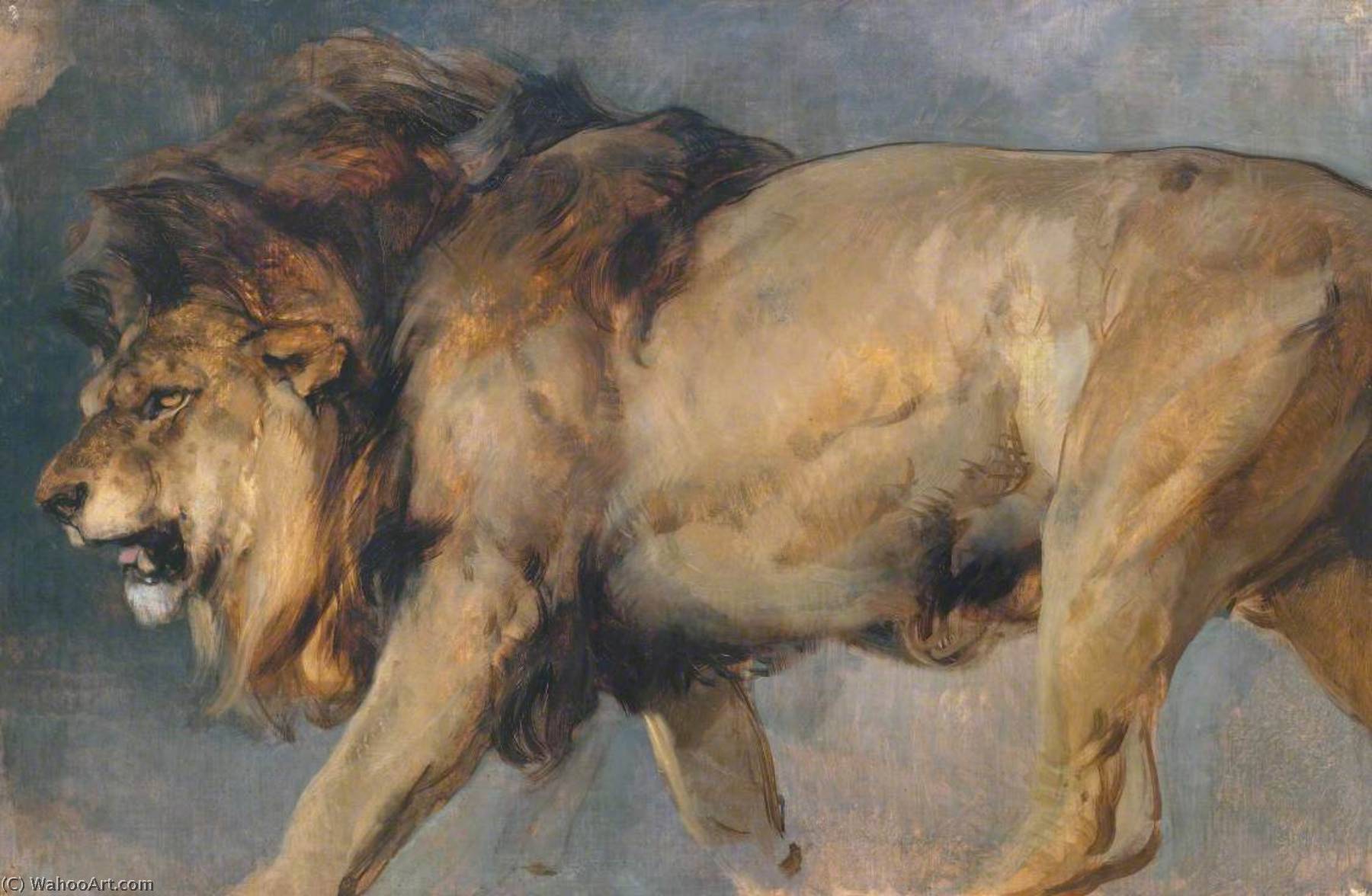 Study Of A Lion — Sir Edwin Henry Landseer