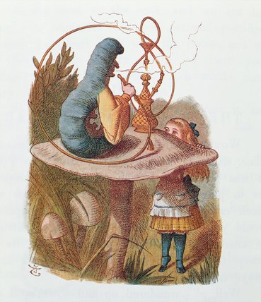 Alice And The Caterpillar — Sir John Tenniel