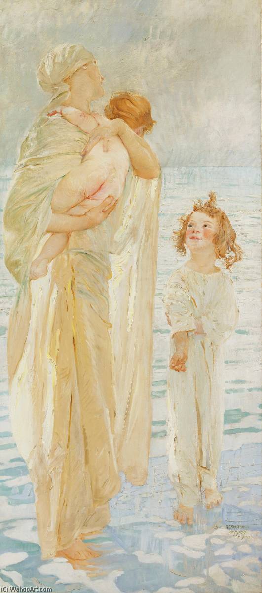 La Famiglia (mattino A Fregene) — Giulio Aristide Sartorio