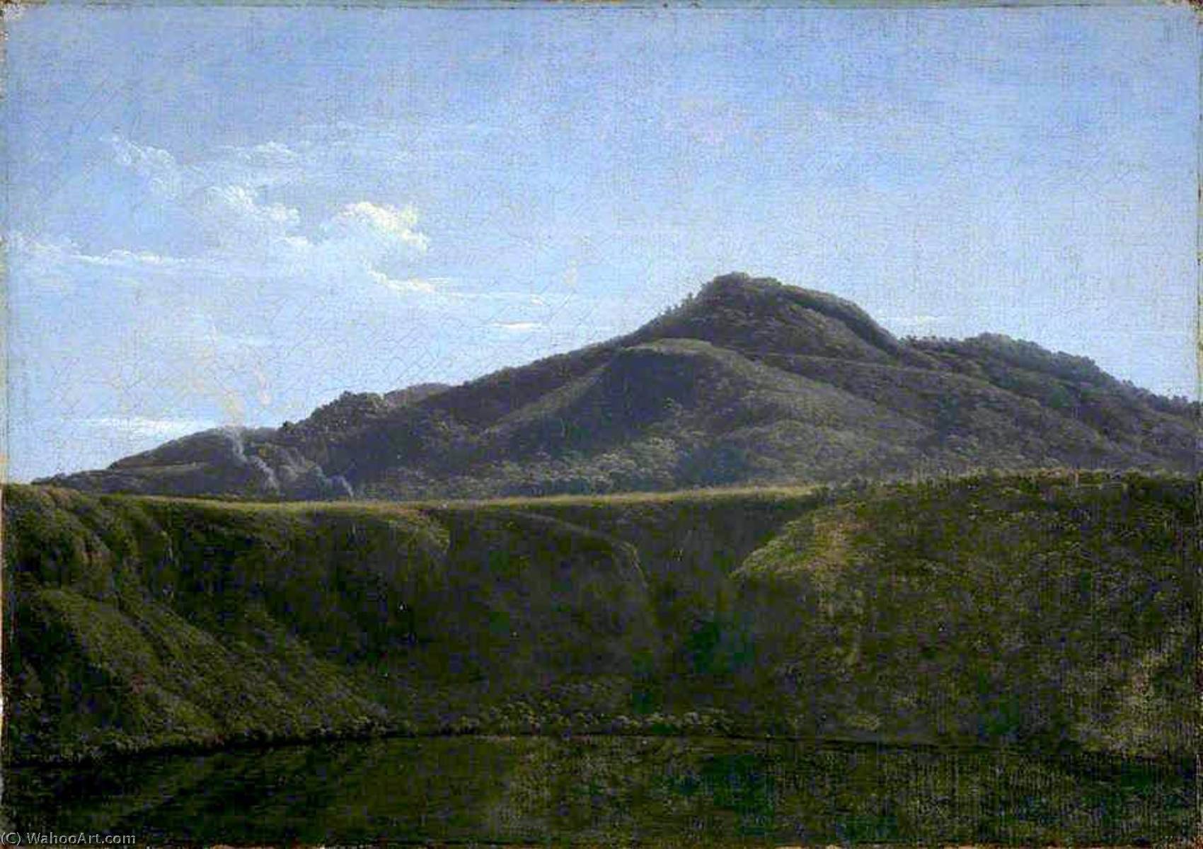 Monte Cavo From Lake Albano — Jean-joseph-xavier Bidauld