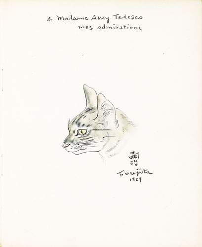 Tête De Chat Tigré — Léonard Tsuguharu Foujita
