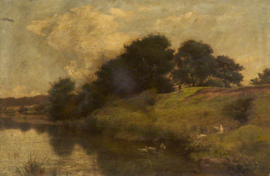 Lake Scene — James Hey Davies
