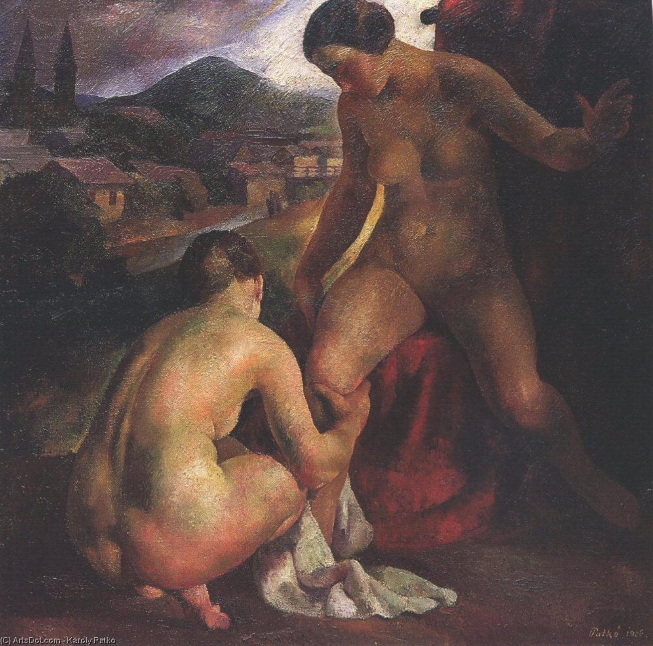 Bathing Women — Karoly Patko