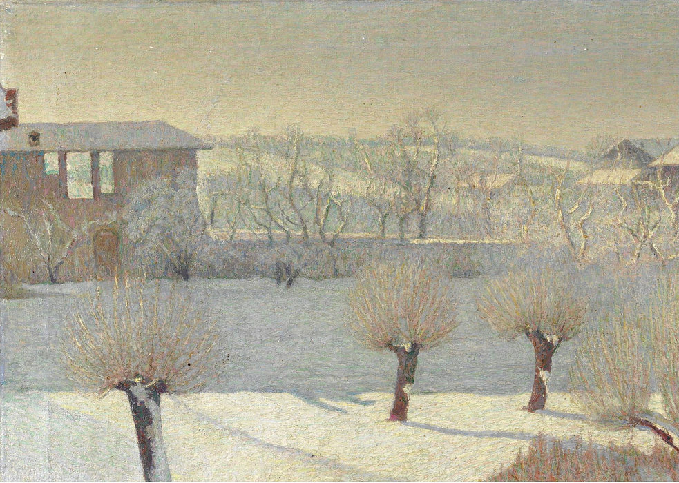 Snowfall At Tortona — Angelo Barabino