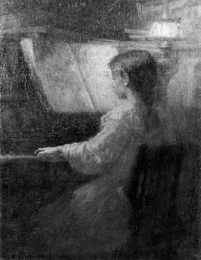 Au Piano — Henri Joseph Castaing