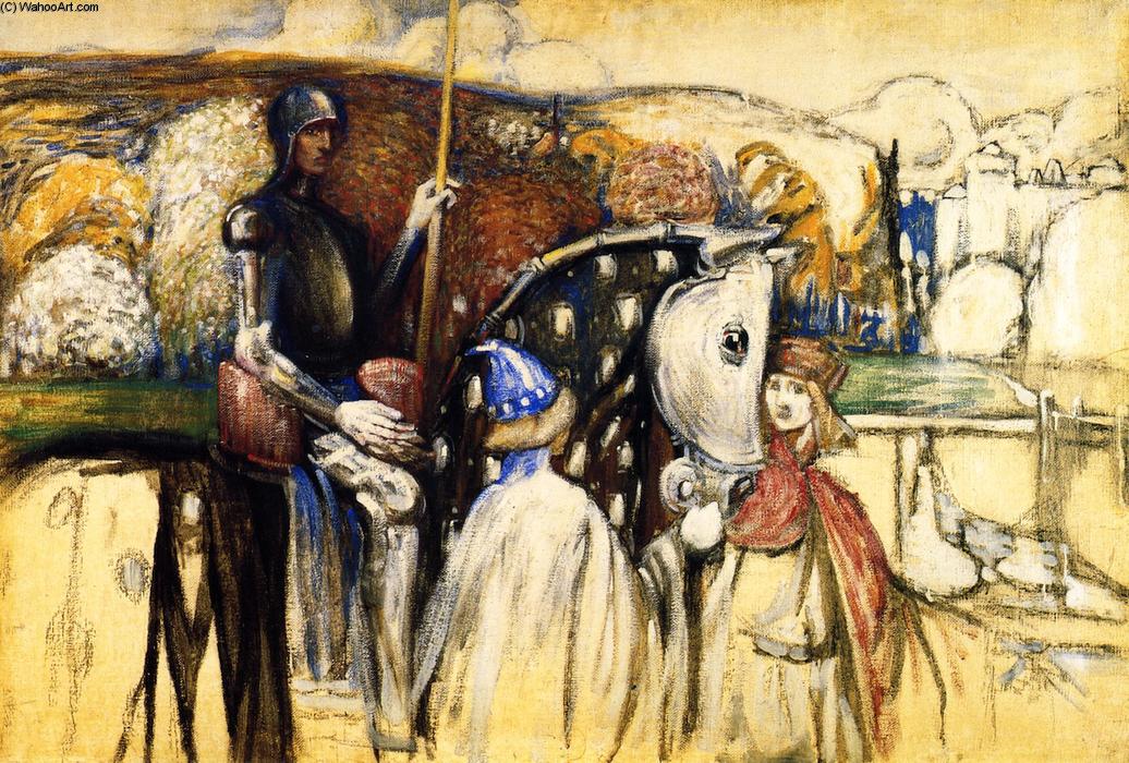 Mounted Warrior (unfinished) — Wassily Wassilyevich Kandinsky