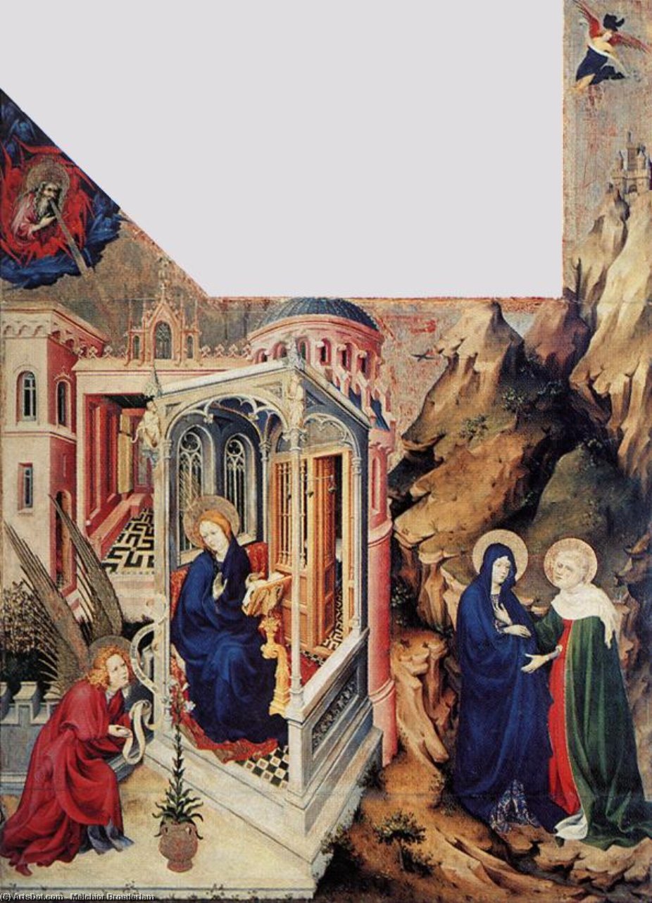 The Annunciation And The Visitation — Melchior Broederlam