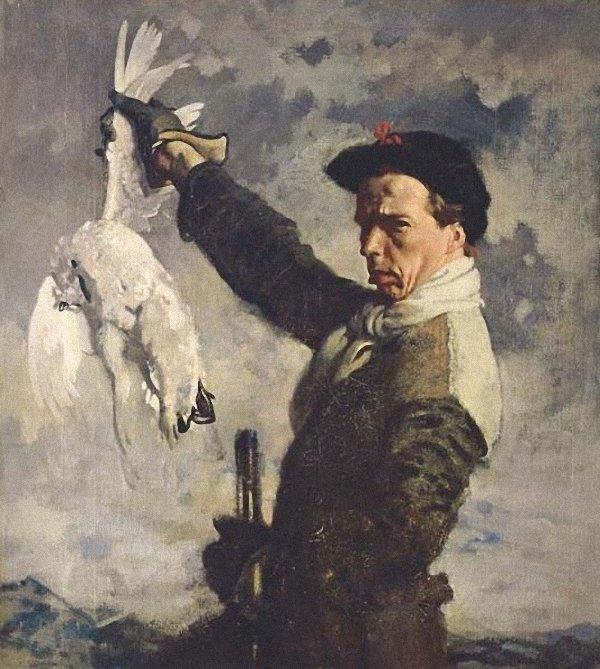 Self-portrait. The Dead Ptarmigan — Sir William Newenham Montague Orpen