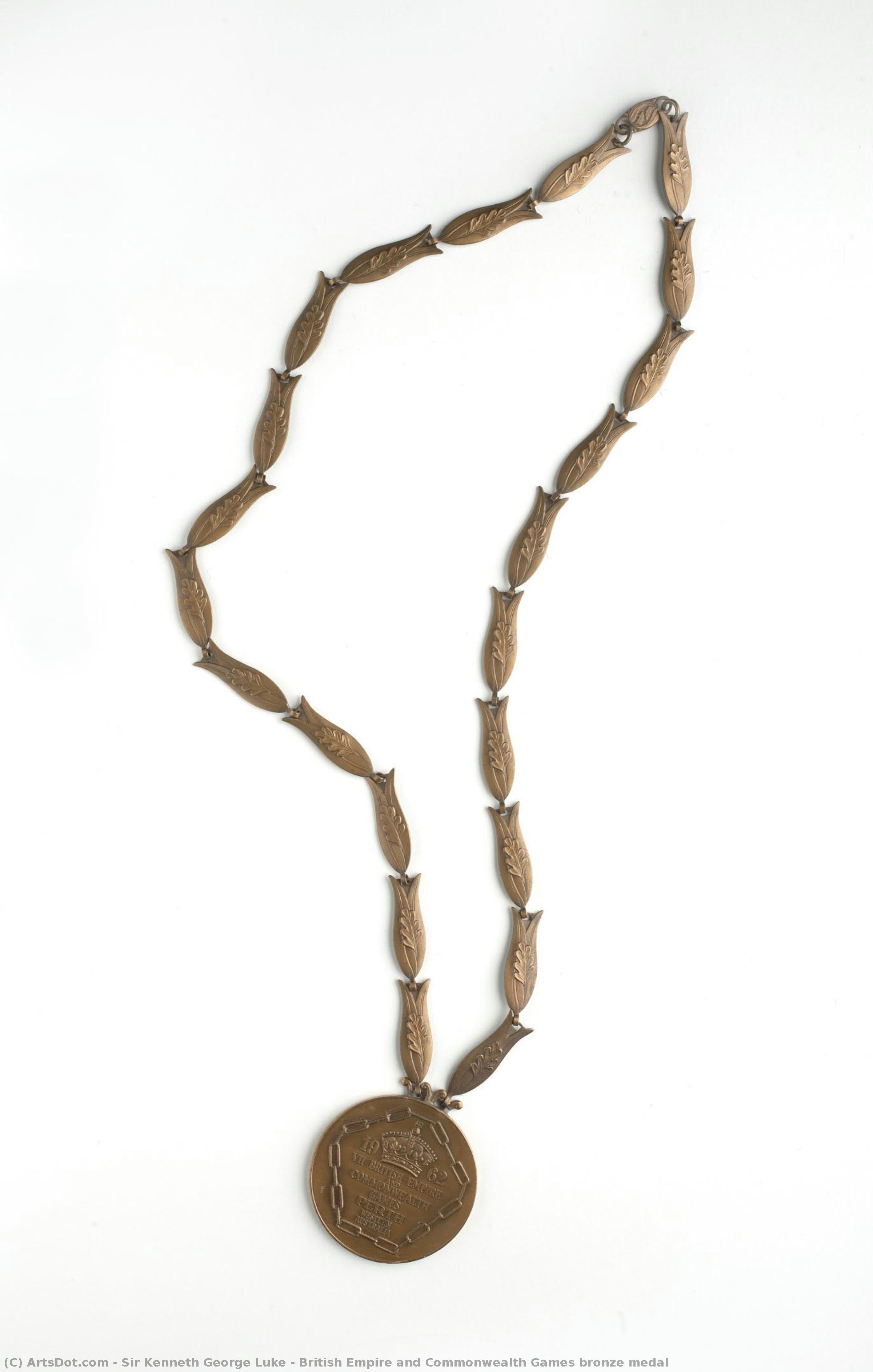British Empire And Commonwealth Games Bronze Medal — Sir Kenneth George Luke