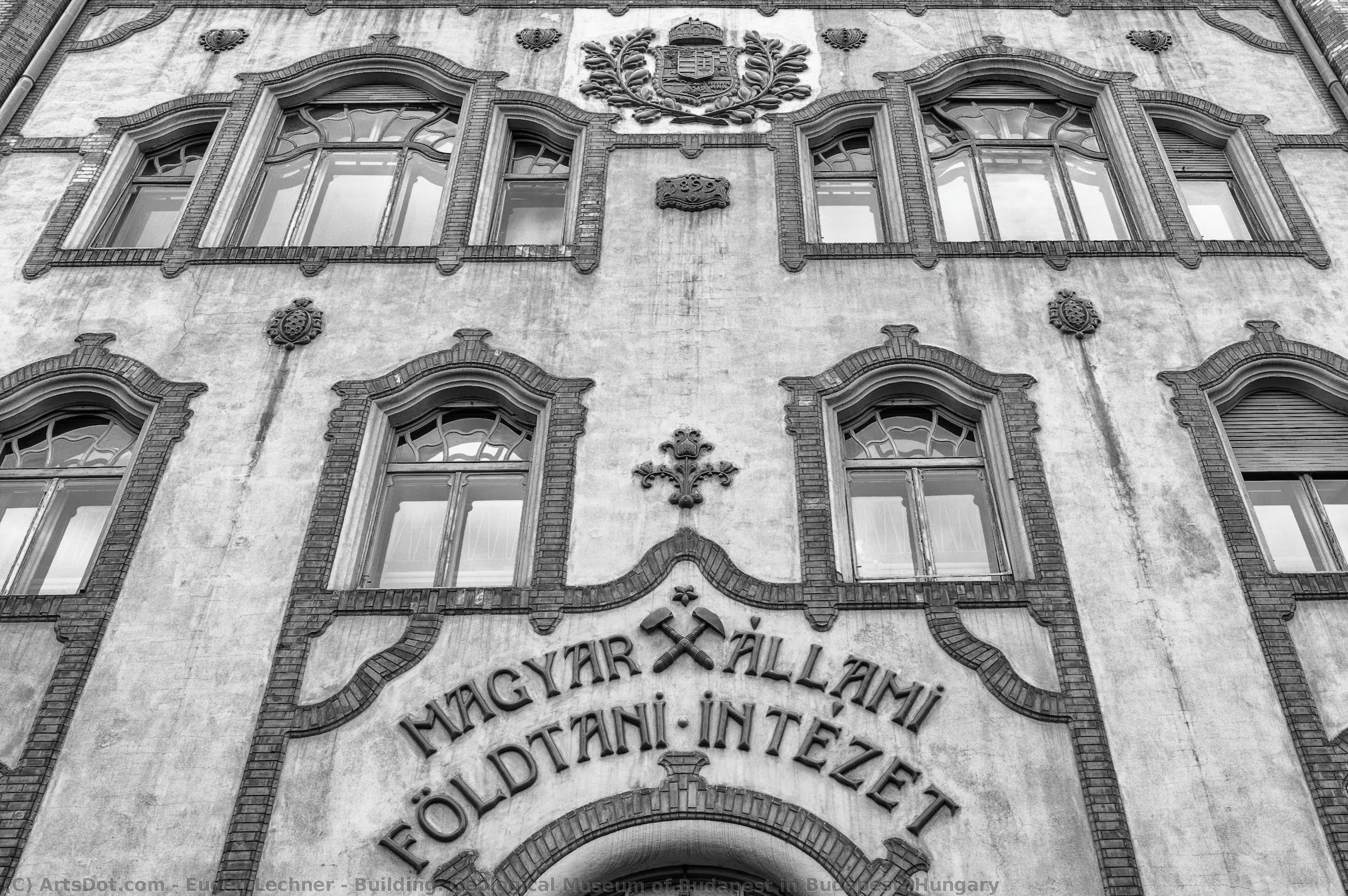 Building. Geological Museum Of Budapest In Budapest, Hungary — Eugen Lechner