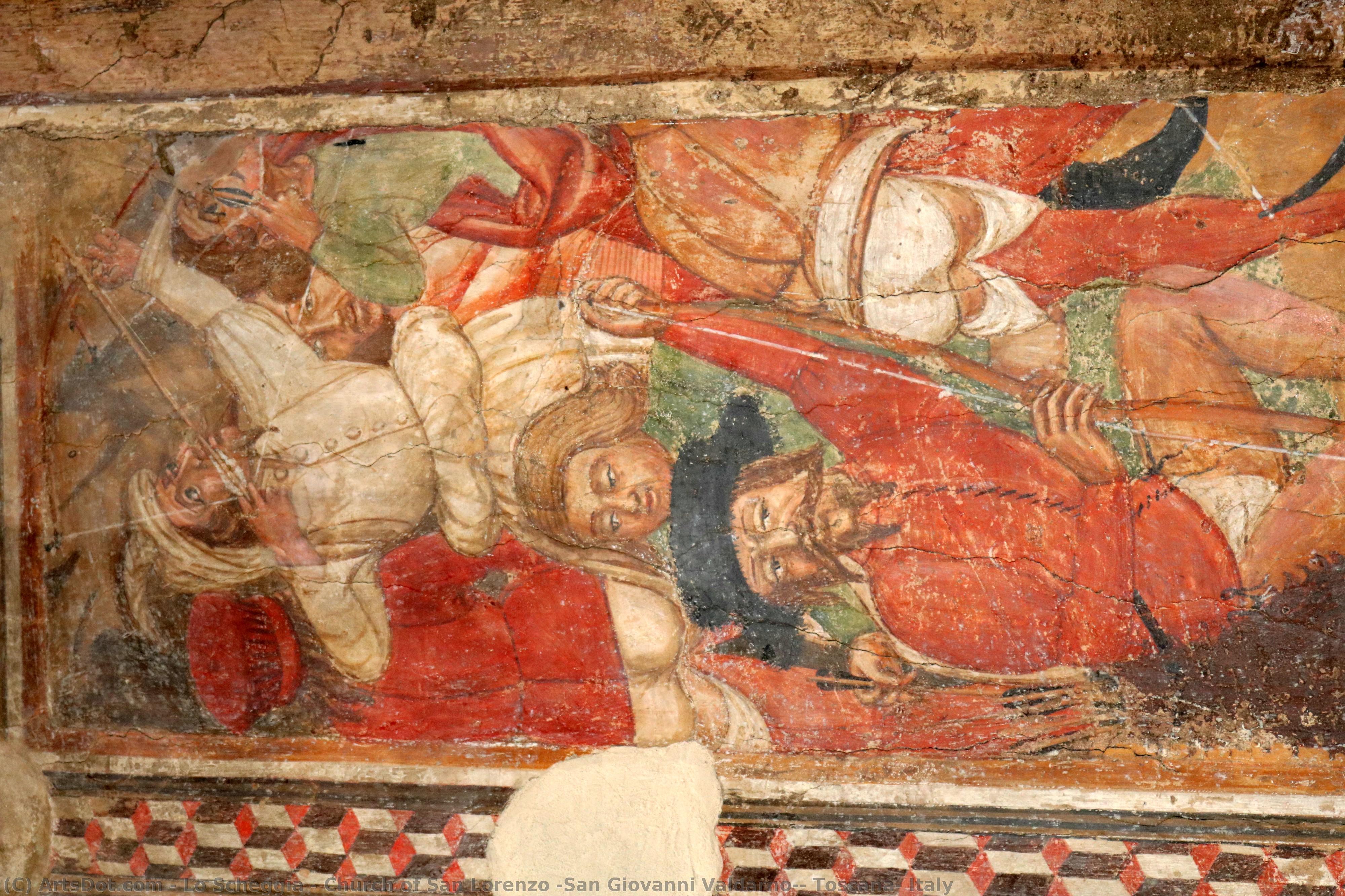 Church Of San Lorenzo (san Giovanni Valdarno), Toscana, Italy — Lo Scheggia