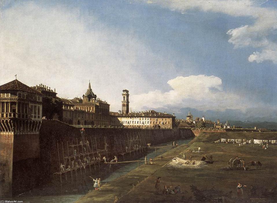 View Of Turin Near The Royal Palace — Bernardo Bellotto