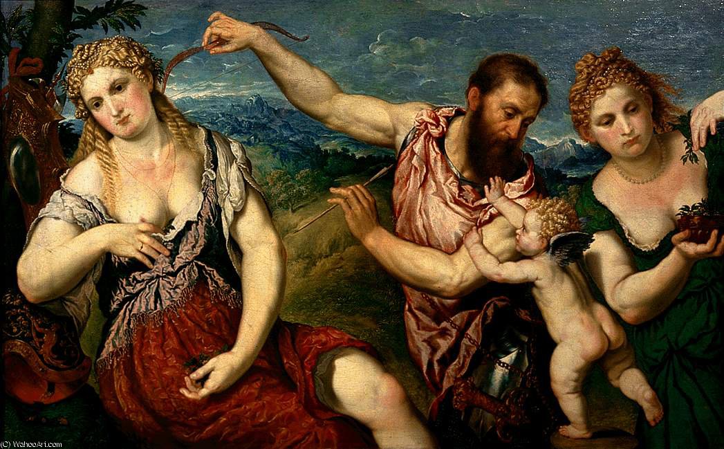 Allegory With The Love Of Mars And Venus — Paris Bordone