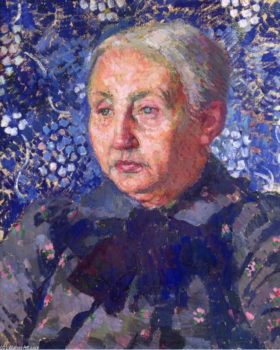 Portrait Of Madame Monnon, The Artist's Mother-in-law — Theo Van Rysselberghe