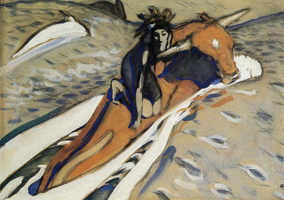 The Rape Of Europa — Valentin Alexandrovich Serov