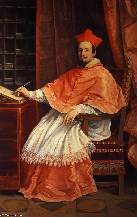 Portrait Of Cardinal Bernardino Spada — Reni Guido (le Guide)
