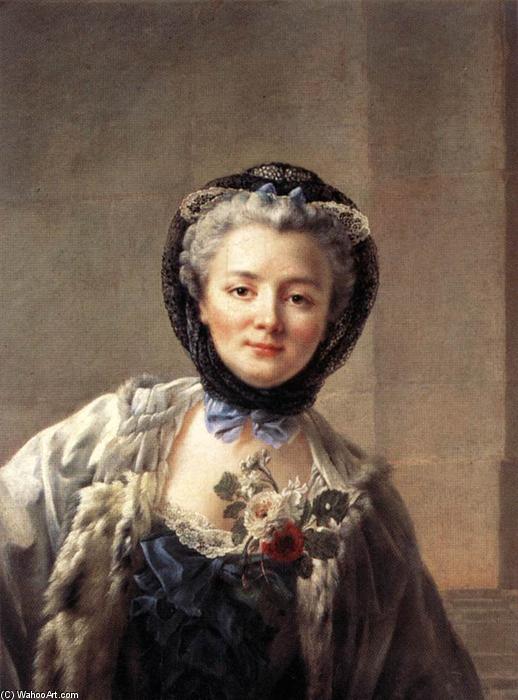 Madame Drouais, Wife Of The Artist — François Hubert Drouais