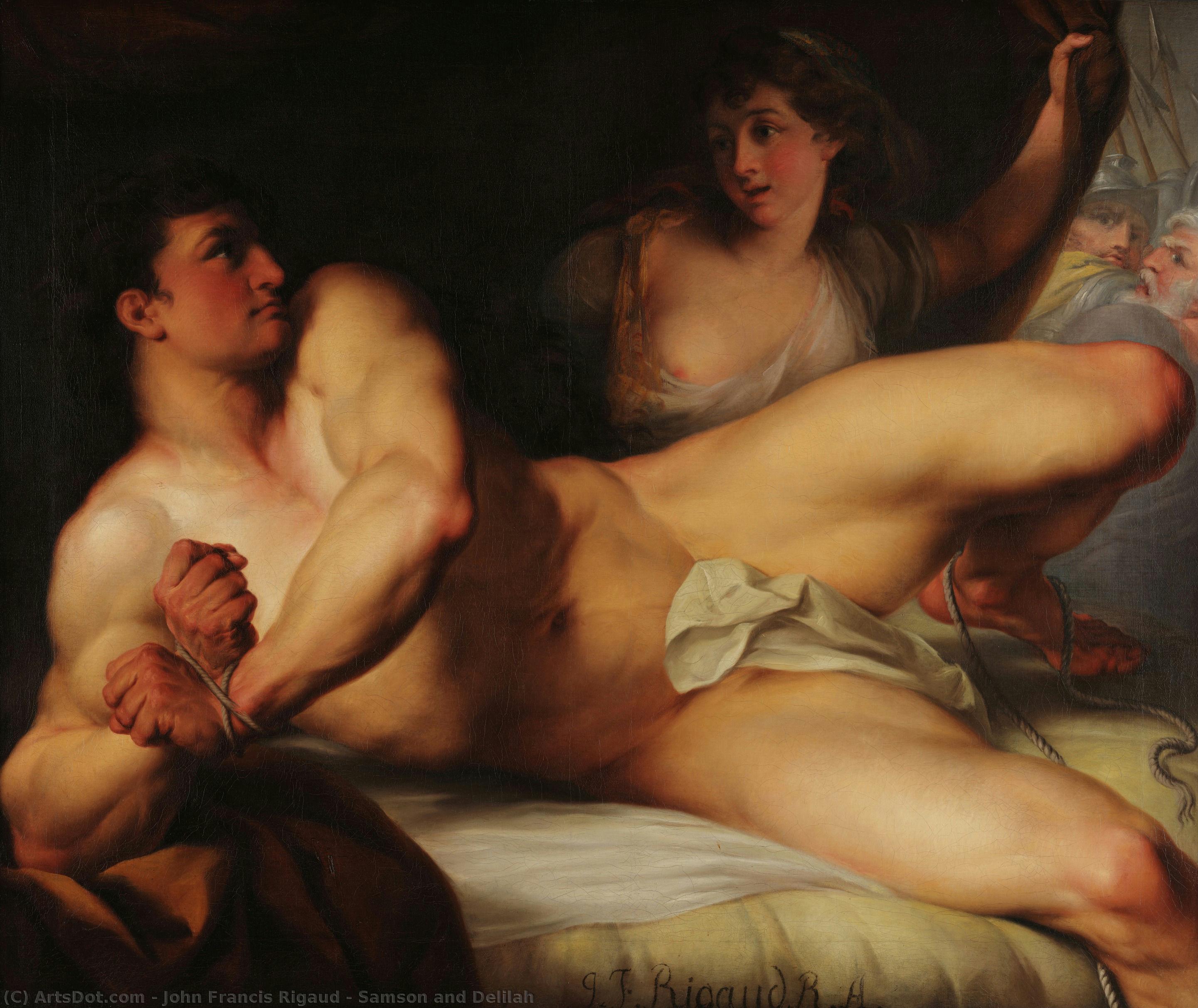 Samson And Delilah — John Francis Rigaud