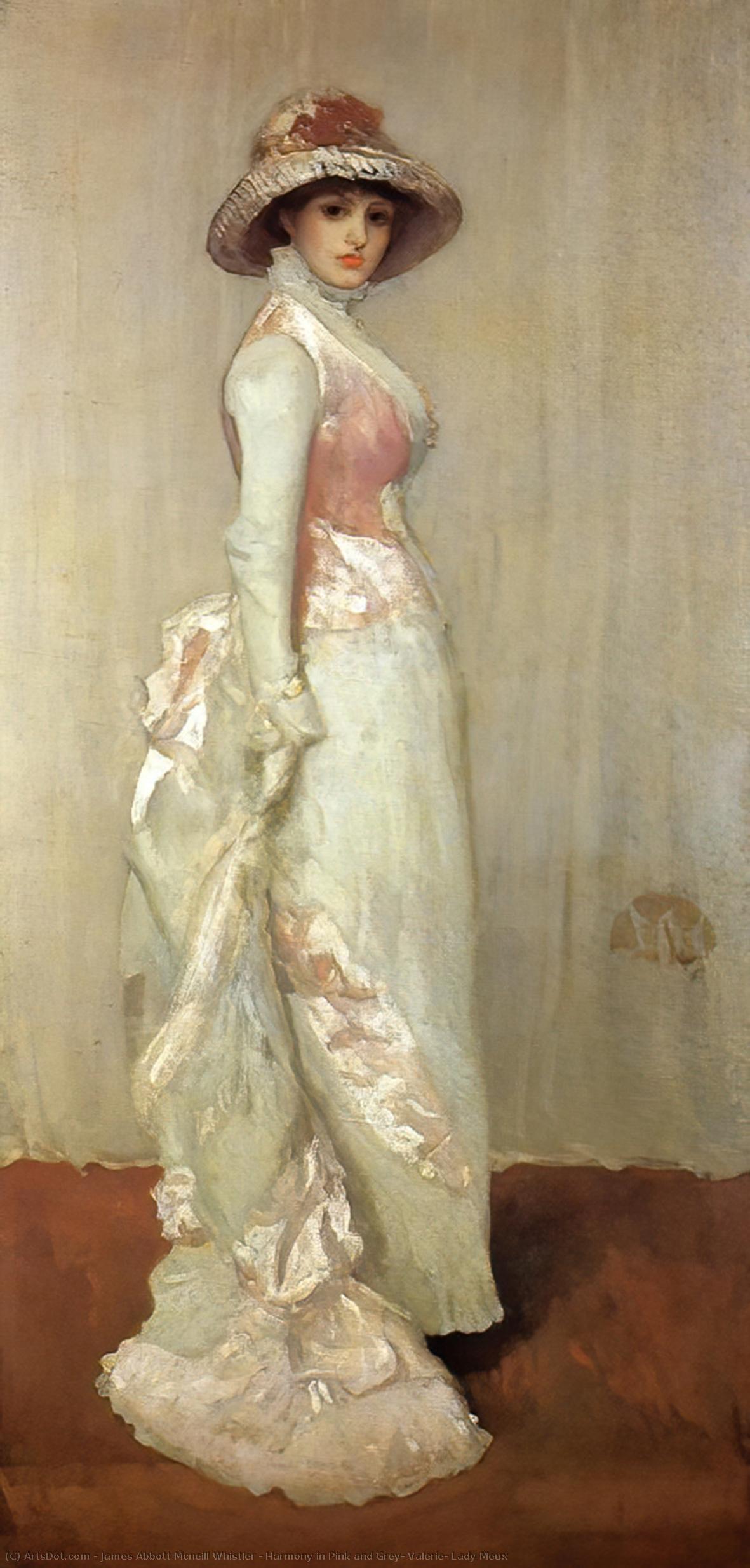 Harmonie In Pink Und Grau: Valerie, Lady Meux — James Abbott Mcneill Whistler