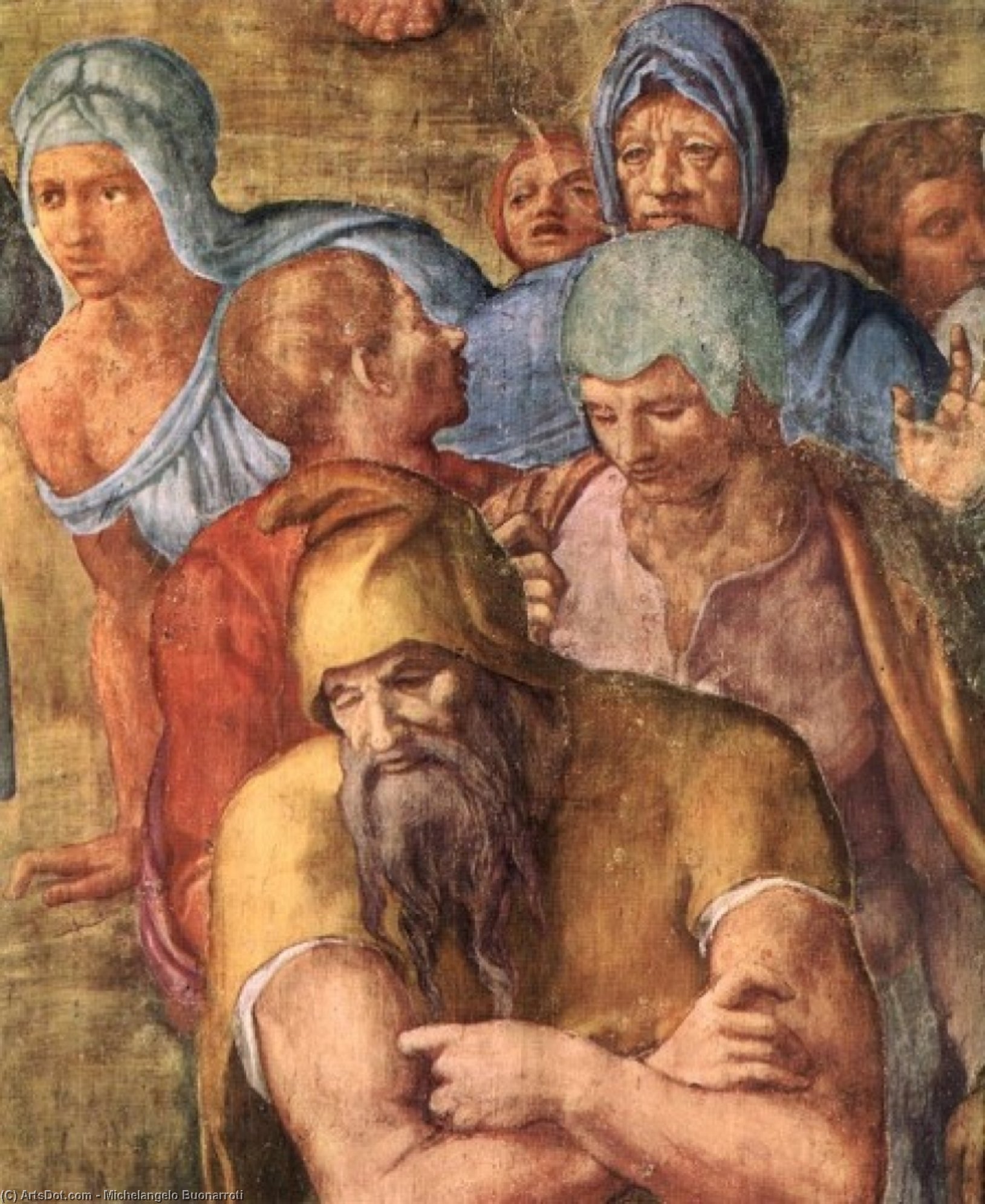 Martyrium Des Heiligen Petrus (detail) (12) — Michelangelo Buonarroti