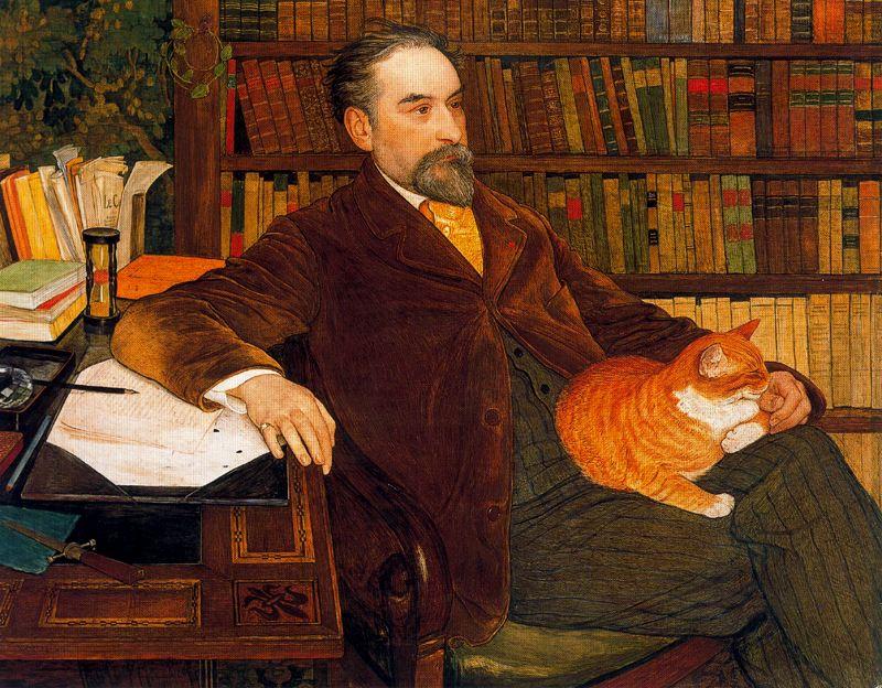 Portrait Of L'écrivain Édouard Rod — Ernest Biéler
