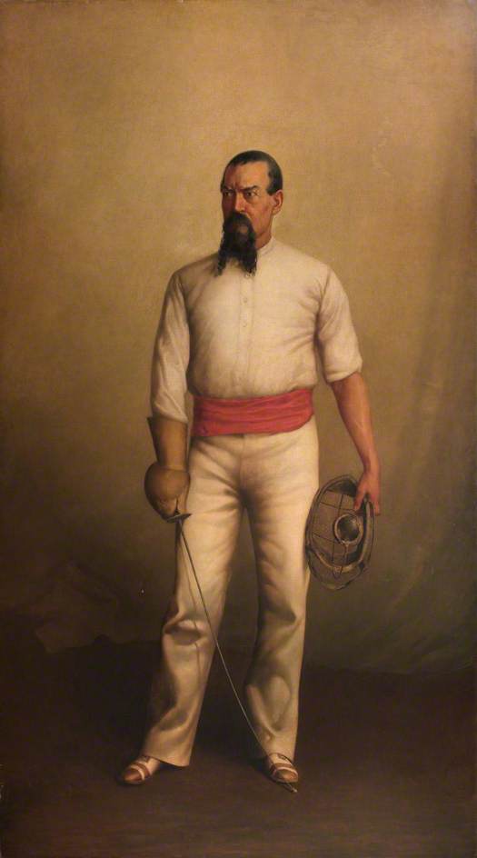 Captain Sir Richard Francis Burton (1821–1890), Kcmg, Frgs, Maître D'armes, France — Albert Letchford