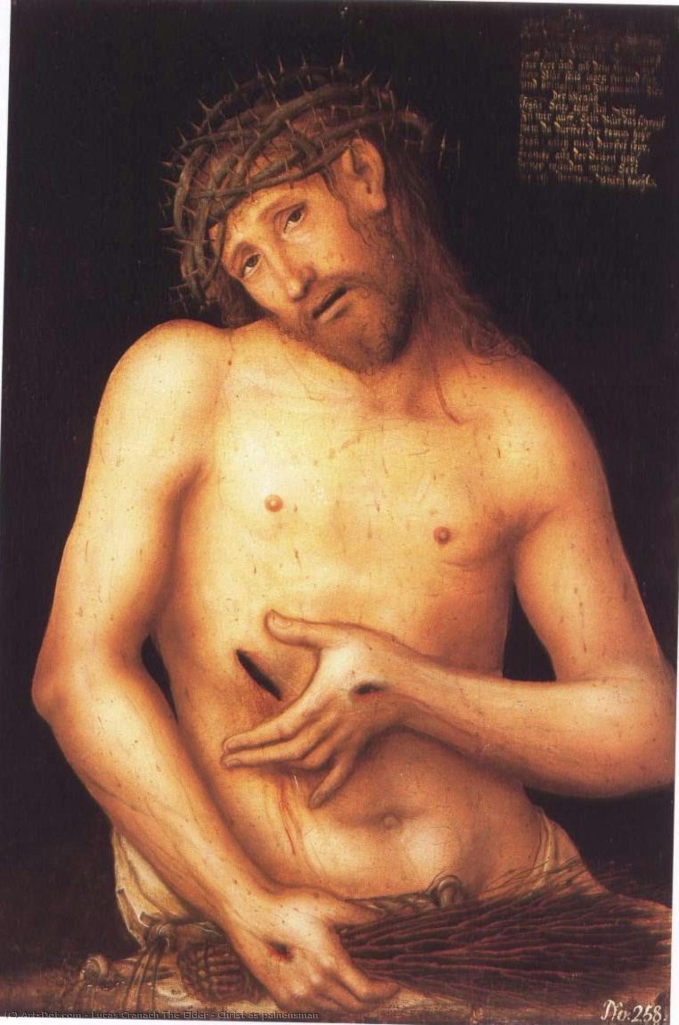 Christ As Painensman — Lucas Cranach The Elder