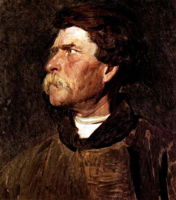 Head Of Peasant (study). — Ilya Yefimovich Repin
