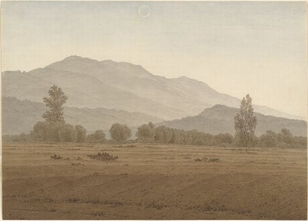 New Moon Above The Riesengebirge Mountains — Caspar David Friedrich