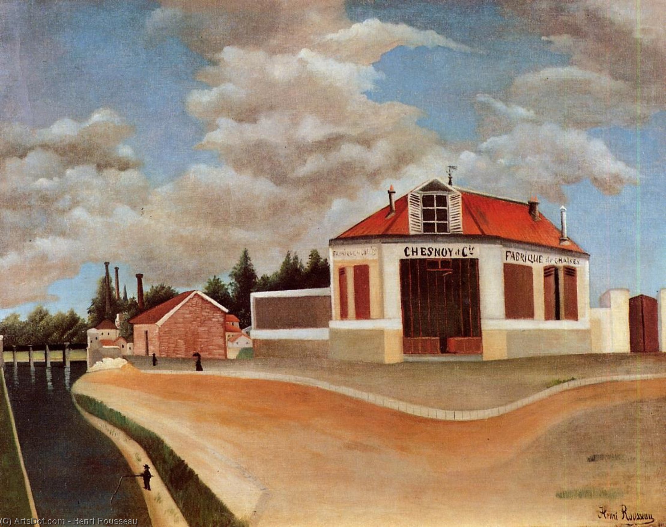 The Chair Factory — Henri Julien Félix Rousseau (le Douanier)