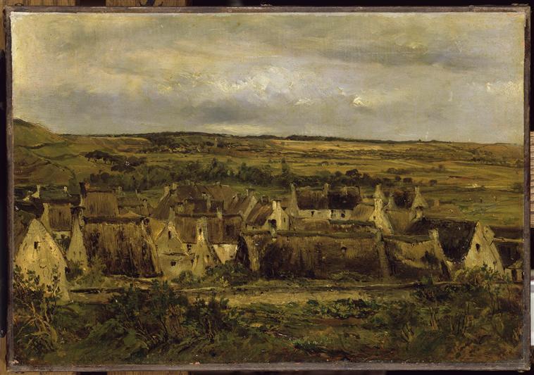 Last Houses Of Port En Bessin (calvados) — Theodore Robinson