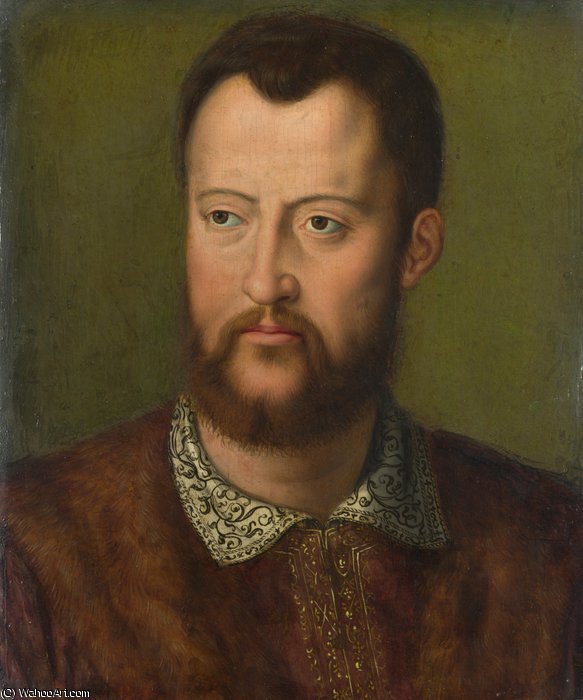 Portrait Of Cosimo I De' Medici, Grand Duke Of Tuscany — Agnolo Bronzino