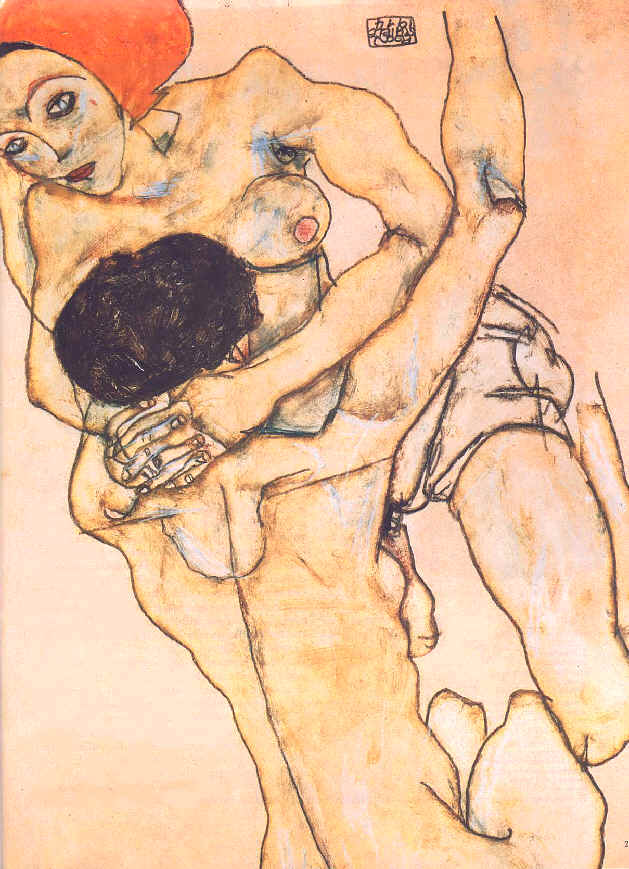 Two Young Girls — Шиле