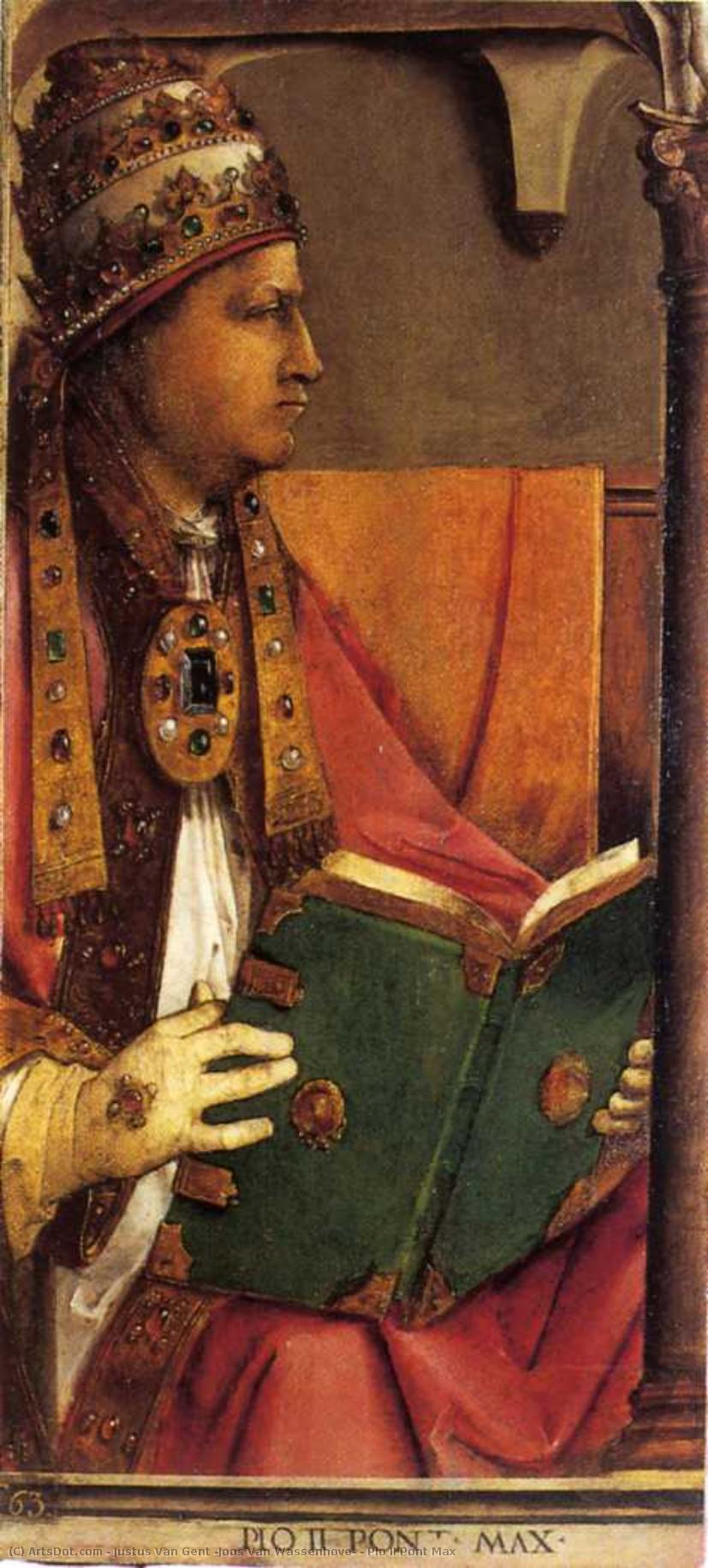 Pio Ii Pont Max — Justus Van Gent (joos Van Wassenhove)