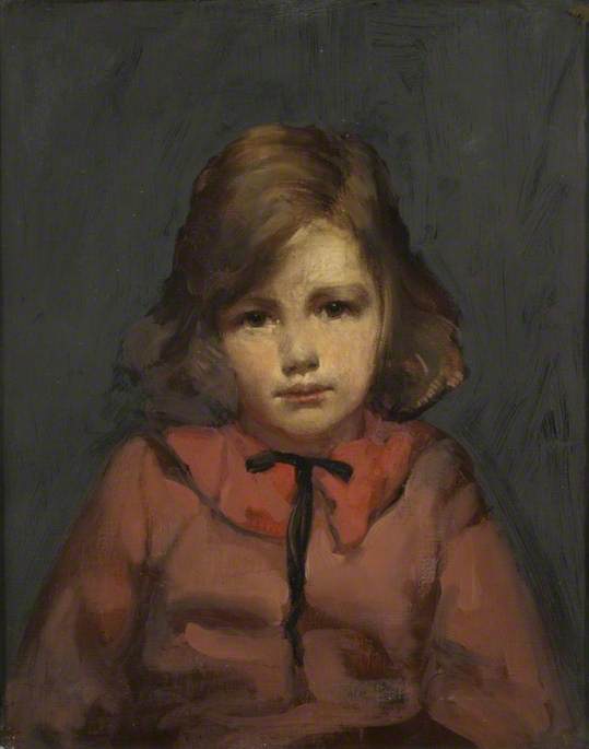 Portrait Of A Little Girl — Alice Mary Burton