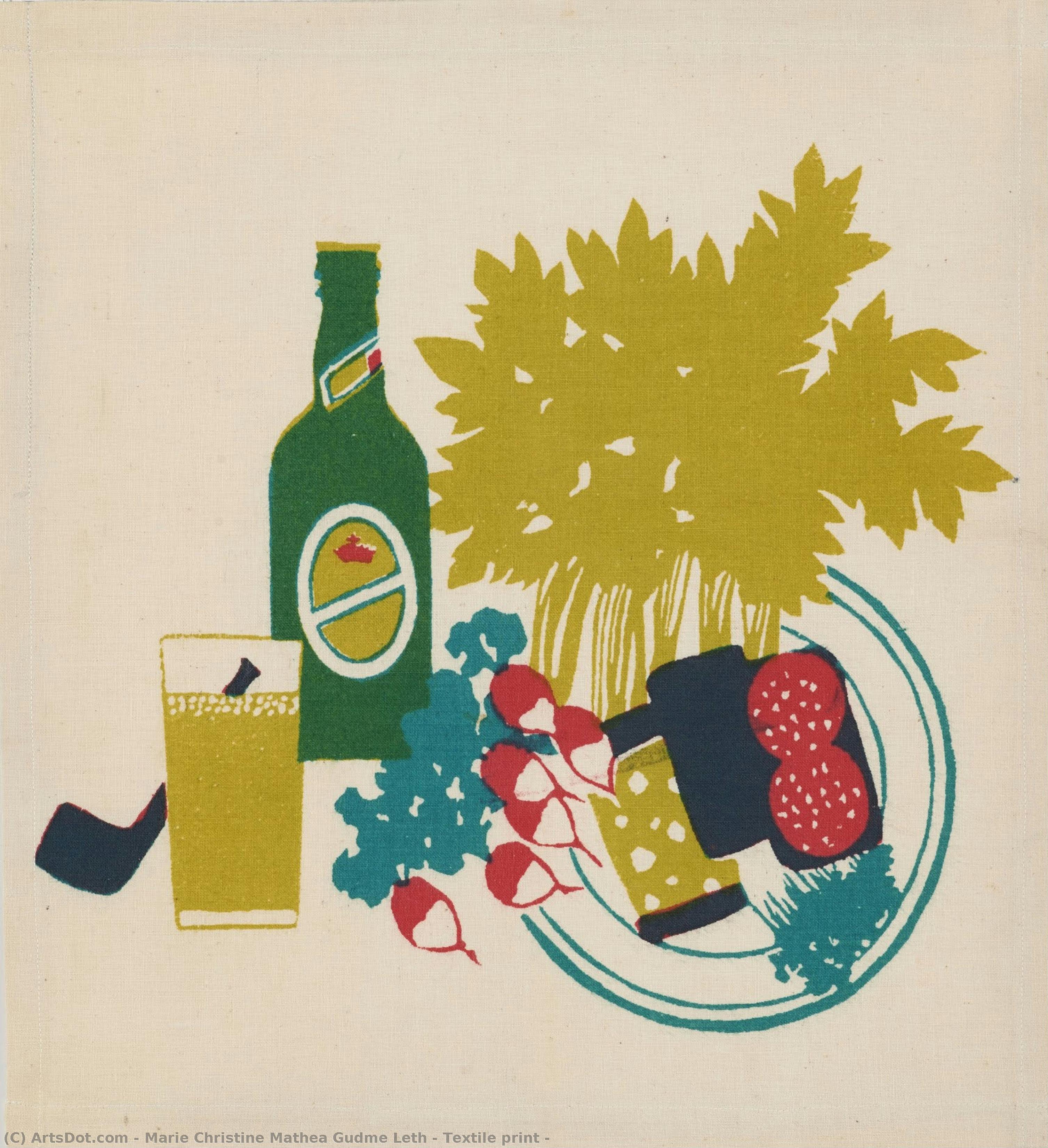 Textile Print — Marie Christine Mathea Gudme Leth