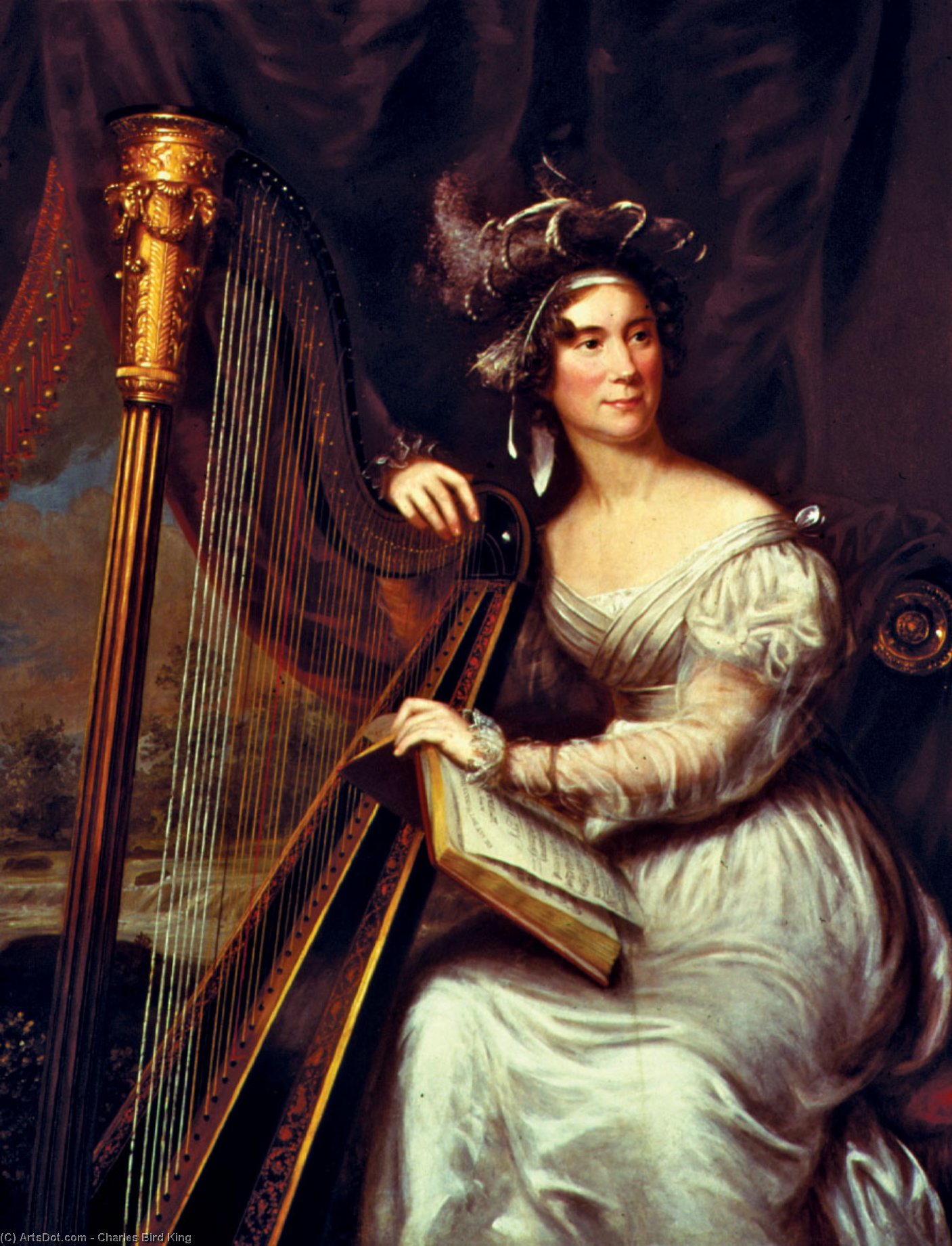 Portrait Of Louisa Adams, Wife Of John Quincy Adams — Charles Bird King