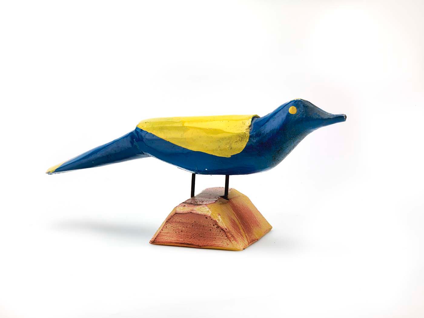 Untitled (blue And Yellow Bird) — Albert Zahn