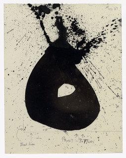 Preparatory Drawing From In Memory Of My Feelings — Robert Motherwell