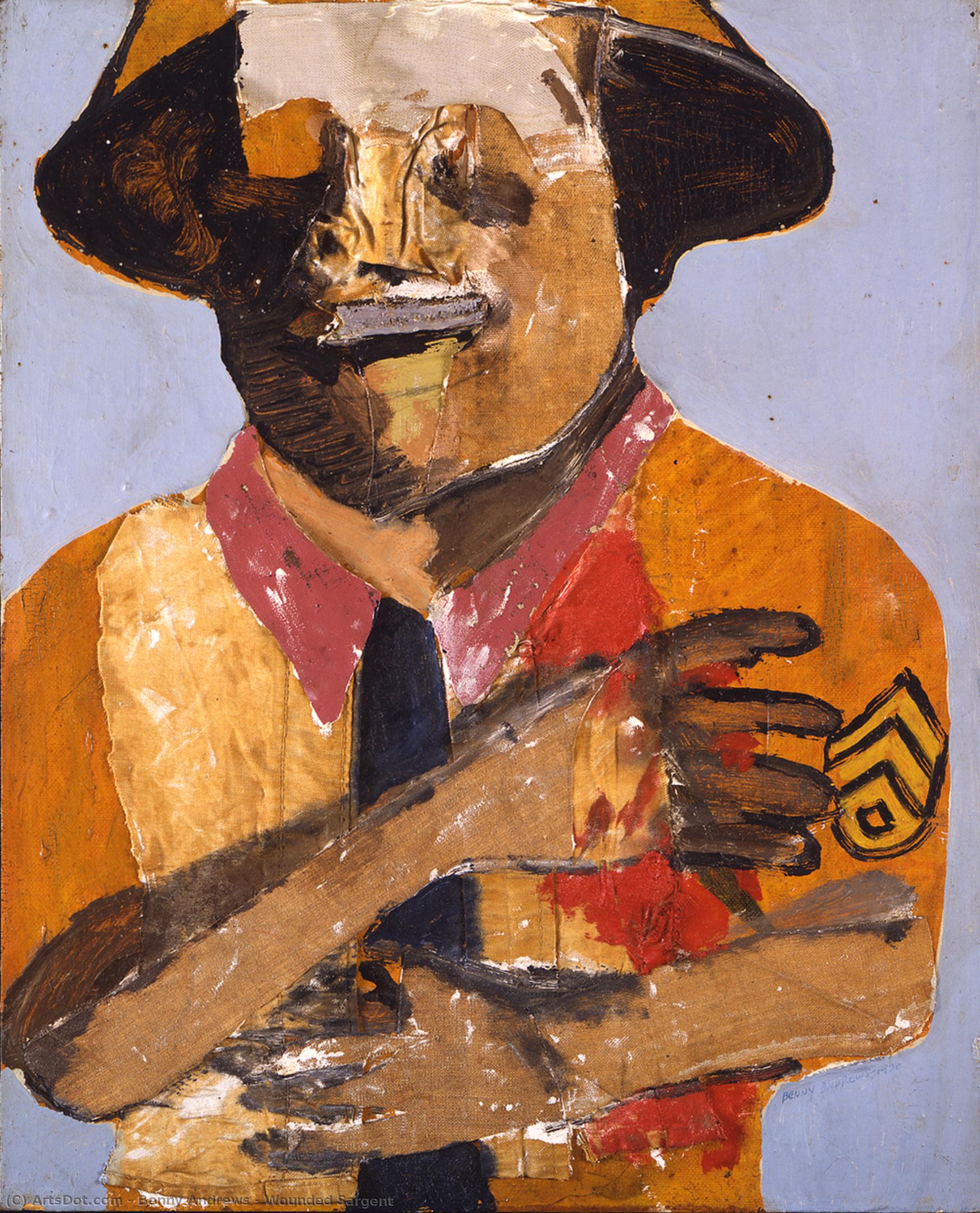 Wounded Sargent — Benny Andrews