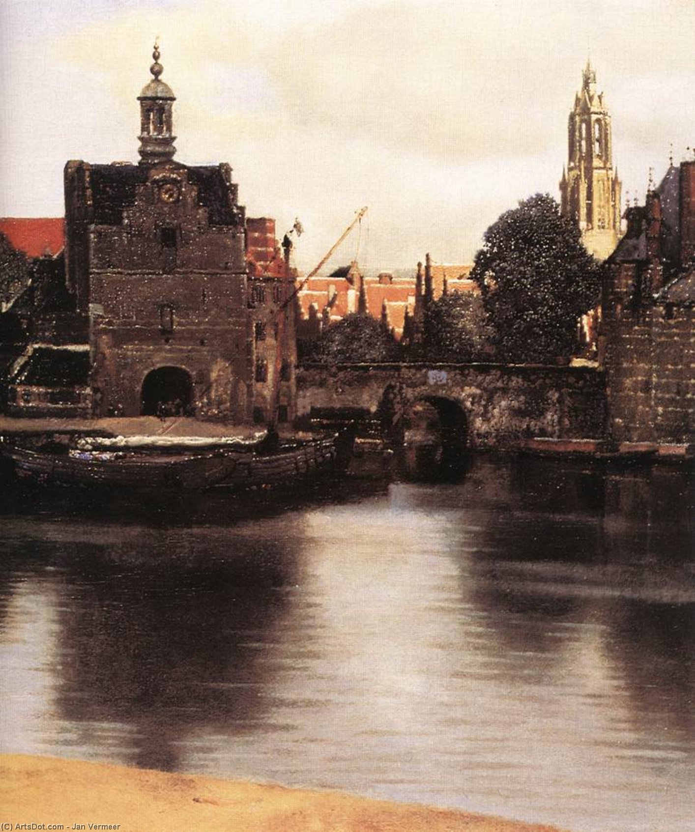 Vista De Delft (detalle) — Johannes Vermeer