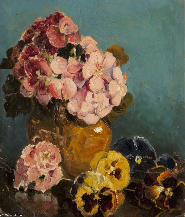 Geraniums — William Arnold Woodhouse
