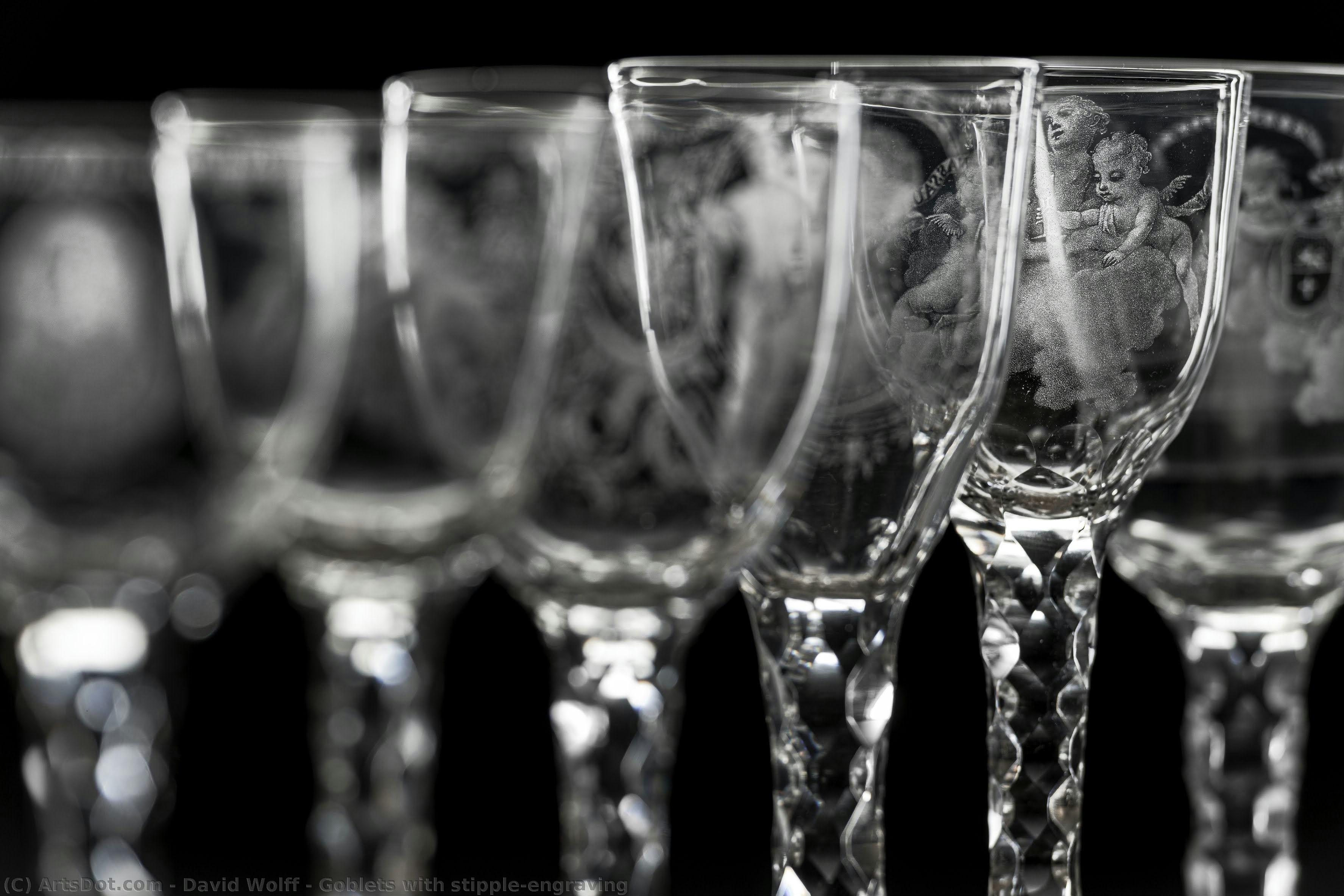 Goblets With Stipple-engraving — David Wolff