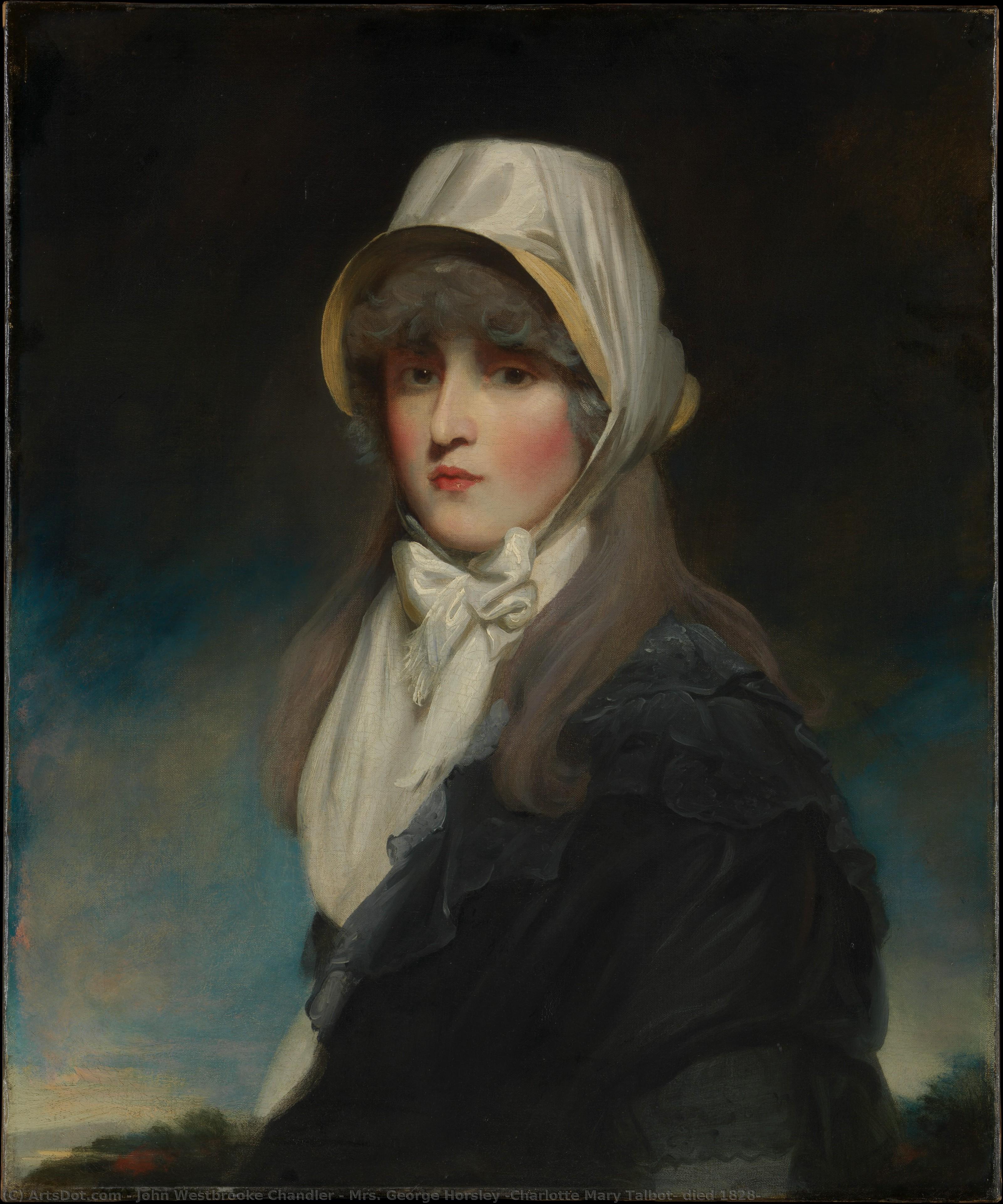 Mrs. George Horsley (charlotte Mary Talbot, Died 1828) — John Westbrooke Chandler