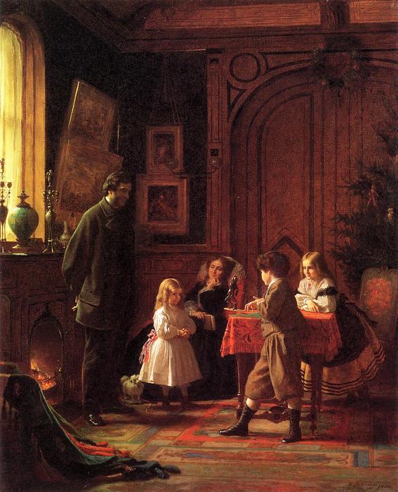 Christmas Time (aka The Blodgett Family) — Jonathan Eastman Johnson
